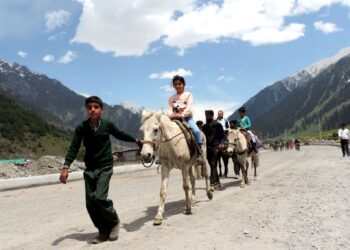 In Pictures: Heavy rush of tourists in Sonamarg