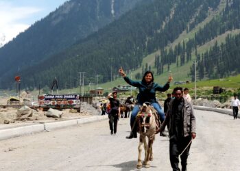 In Pictures: Heavy rush of tourists in Sonamarg