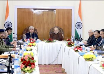 HM Amit Shah chairs high-level security review meeting, Addresses a presser in Jammu