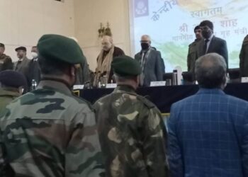 HM Amit Shah addresses Sainik Sammelan at CRPF Camp, Lethpora, Pulwama