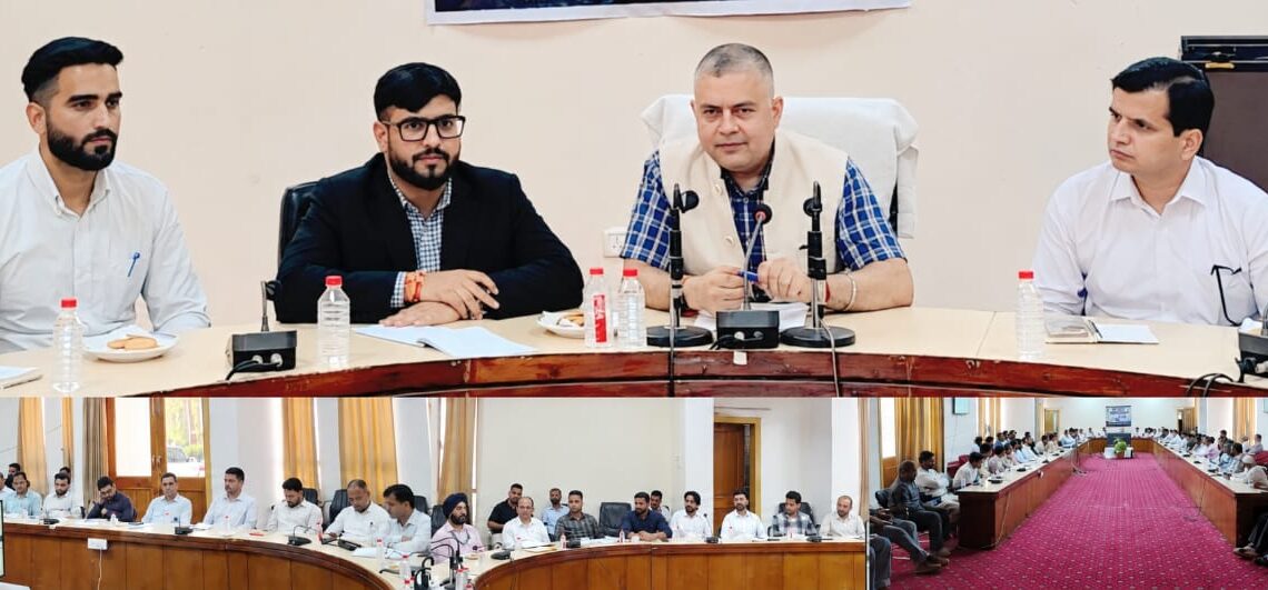 Amit Sharma reviews preparations for District Census Handbook 2027 in Rajouri