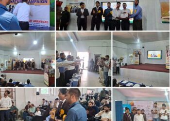 MY Bharat Anantnag Organizes District-Level “Nasha Mukt Yuva for Viksit Bharat” Prog at GHSS Qaimoh
