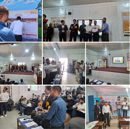 MY Bharat Anantnag Organizes District-Level “Nasha Mukt Yuva for Viksit Bharat” Prog at GHSS Qaimoh