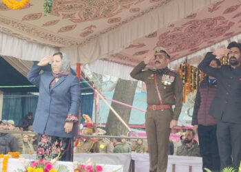 Sakeena Itoo unfurls National Flag on 77th Republic Day at Ang   