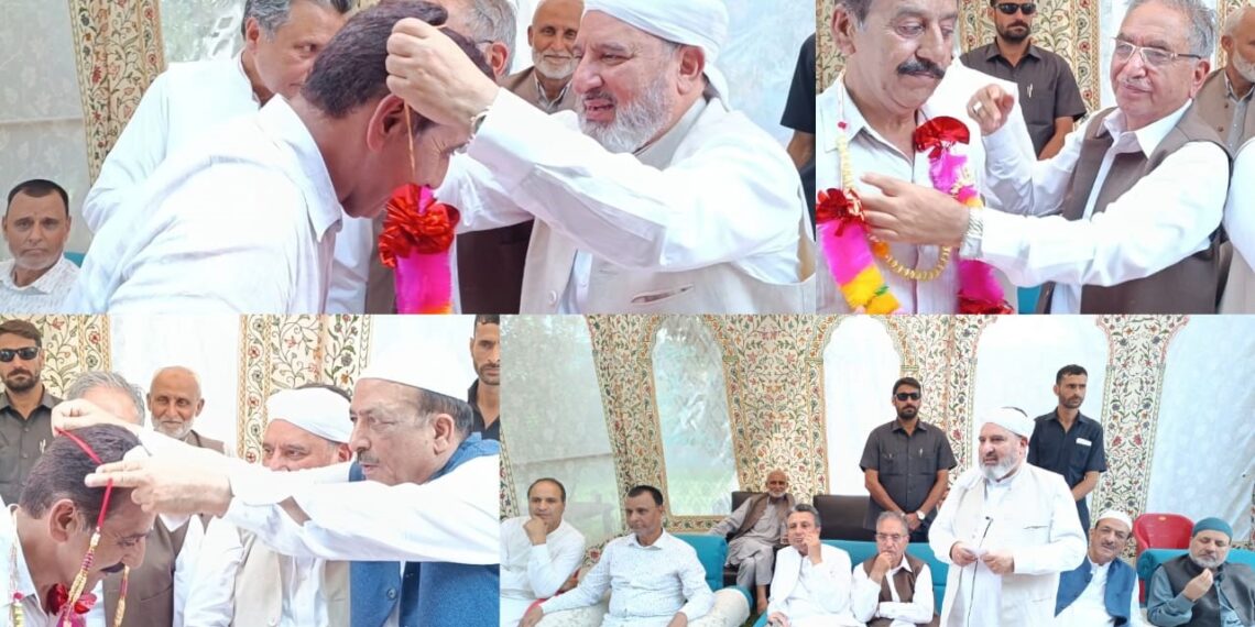S N D Andrabi joins J&K Apni Party in presence of party stalwarts at Kreeri