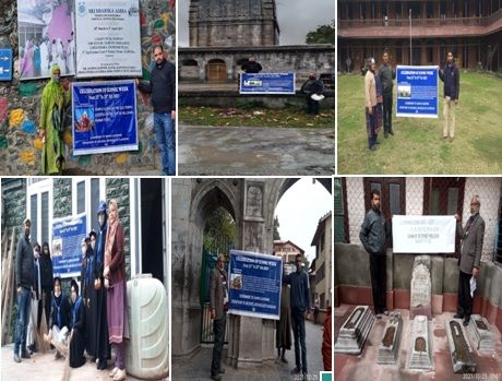 Archives, Archaeology & Museums dept has started week long cleanliness drive in heritage, religious spots