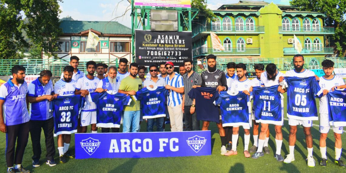 Arco FC Unveils Striking New Jersey for the Season at TRC Srinagar