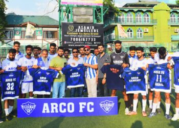Arco FC Unveils Striking New Jersey for the Season at TRC Srinagar