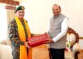 Army Chief calls on Ladakh LG in Leh