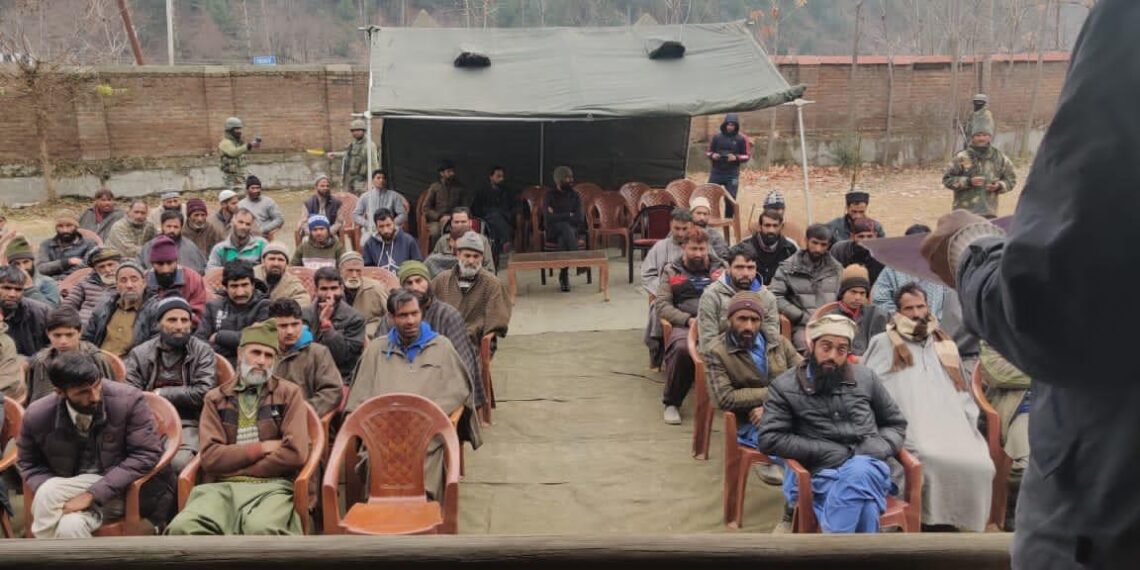 Army celebrates World Soil Day with farmers of Kalaroos to educate about Soil Fertility & its Conservation