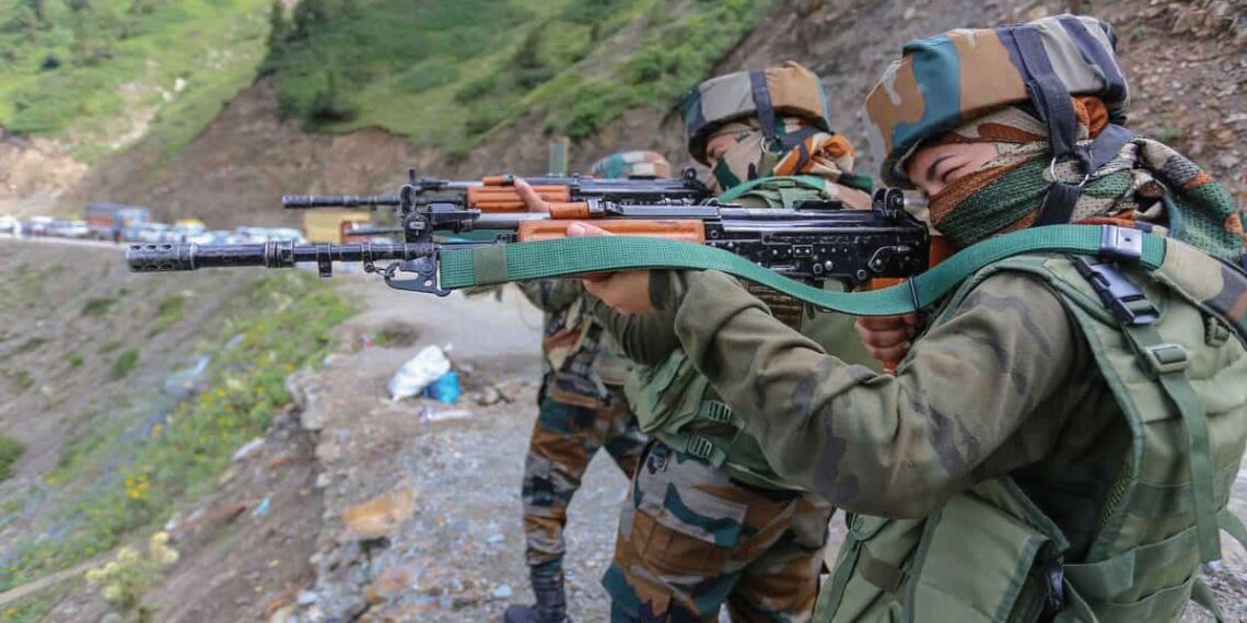 Assam Riflewomen deployed in Kashmir to assist male soldiers in combating militancy