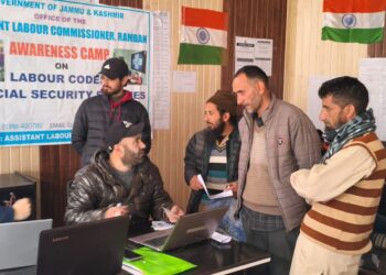 Awareness Programme on Labour Codes, Social Security Schemes held at Banihal