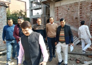 Commissioner STD reviews construction of Office-cum-Residential Complex at Jammu