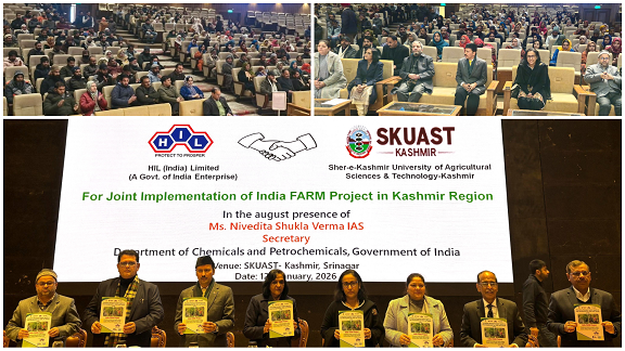 SKUAST-K organises awareness prog on Safe Use of Pesticides