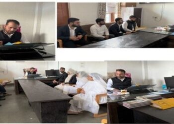 Secy DLSA B’pora holds monthly review meeting with LADCs
