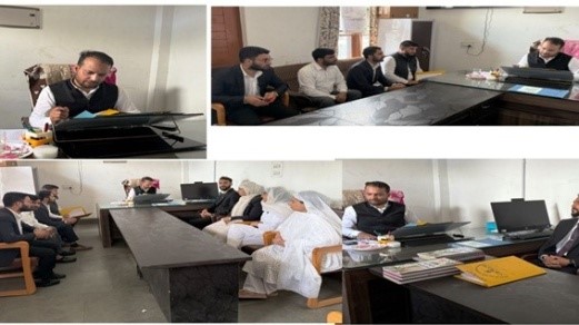 Secy DLSA B’pora holds monthly review meeting with LADCs