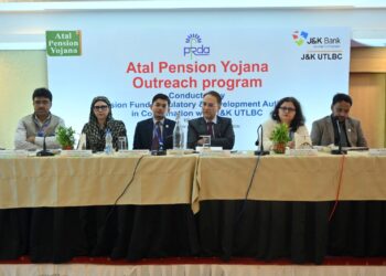 J&K UTLBC, PFRDA Hold APY Outreach Proge to Boost Pension Coverage in Jammu