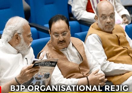 BJP Chief Nada orders rejig in BJP, Former CMS, Ex Union Ministers get new Roles