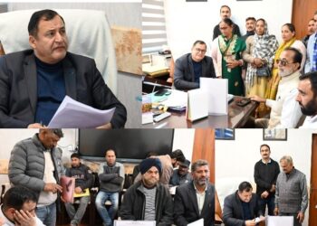 Javid Dar assesses development issues, assures time bound action