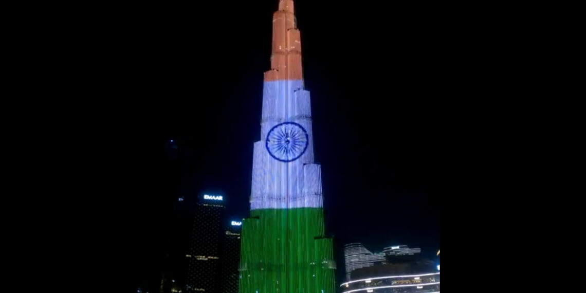 Dubai’s Burj Khalifa Lit Up In Colours Of Indian Flag, Welcomes PM Modi With Dazzling Light Show