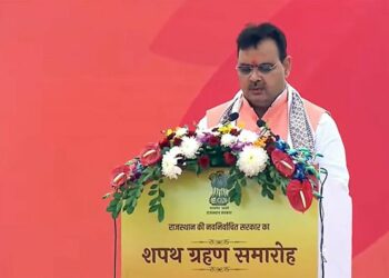Bhajan Lal Sharma sworn in as new CM of Rajasthan