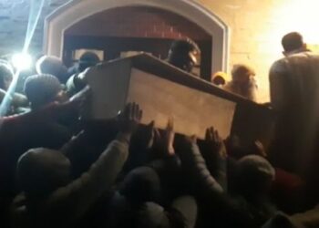 Hyderpora Encounter: Bodies of building owner Altaf & Dr Mudasir exhumed; handed over to families