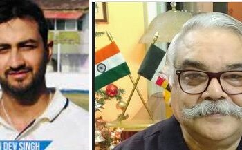 Senior Cricketer Ian Dev from J&K retires from Cricket, Brigadier (Retd) Gupta wishes him all the best
