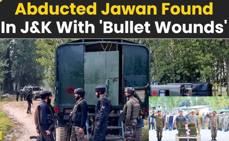 Bullet-riddled body of missing TA soldier found in Anantnag forests