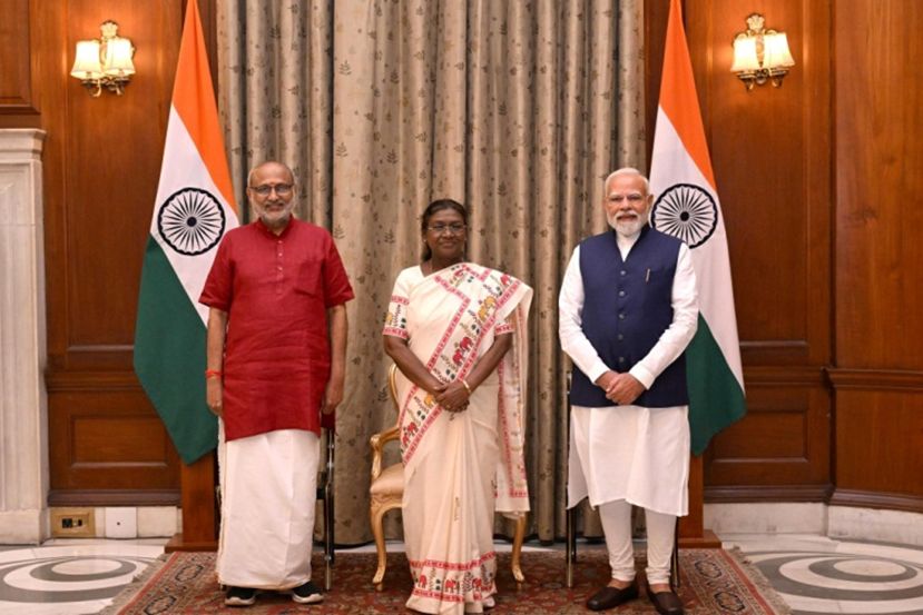 C P Radhakrishnan takes oath as 15th Vice President of India