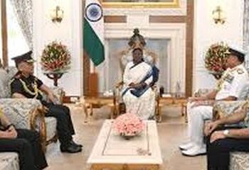 Prez Murmu Lauds Bravery, Dedication Of Armed Forces