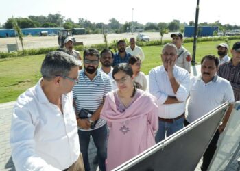 CEO JSCL inspects Tawi Riverfront, PM e-bus seva depot, Tawi Wonderland