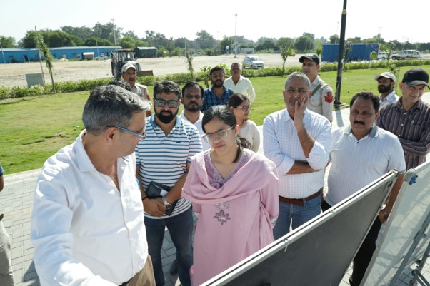 CEO JSCL inspects Tawi Riverfront, PM e-bus seva depot, Tawi Wonderland