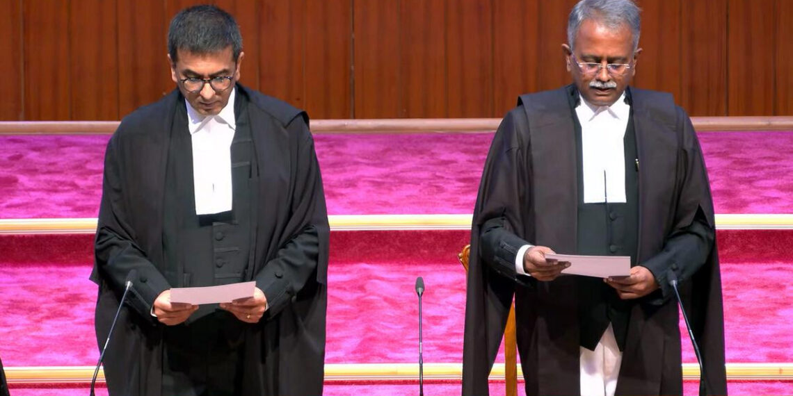 SC Gets Two New Judges, CJI Administers Oath Of Office To Justices Bhuyan And Bhatti