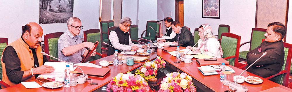 In A first CM Omar Chairs Cabinet Meet At Pahalgam
