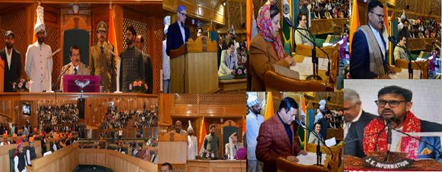CM Omar, 85 others took oath as legislators of J&K Legislative Assembly