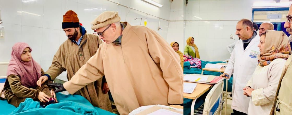 CM Omar conducts surprise checks at Kashmir’s premier Medical Institutions