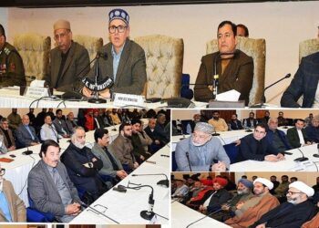 CM Omar Meets Religious Leaders, Civil Society Members