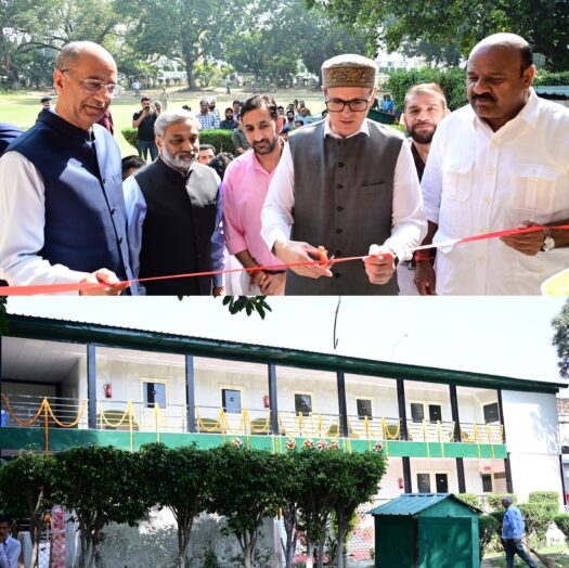 CM Omar Abdullah inaugurates new Secretariat block in Jammu to augment ...