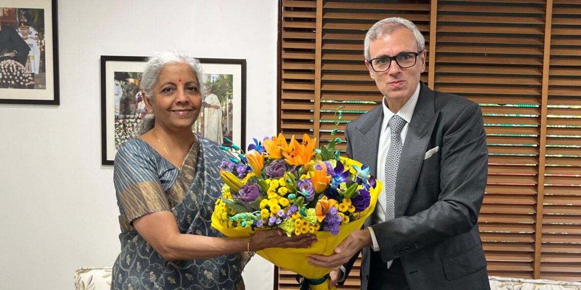 CM Omar Meets FM Sitharaman In Delhi, Seeks Support For Central Assistance, Multi-Lateral Funding