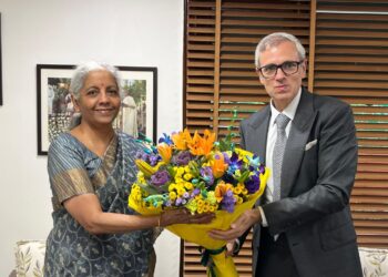 CM Omar Meets FM Sitharaman In Delhi, Seeks Support For Central Assistance, Multi-Lateral Funding