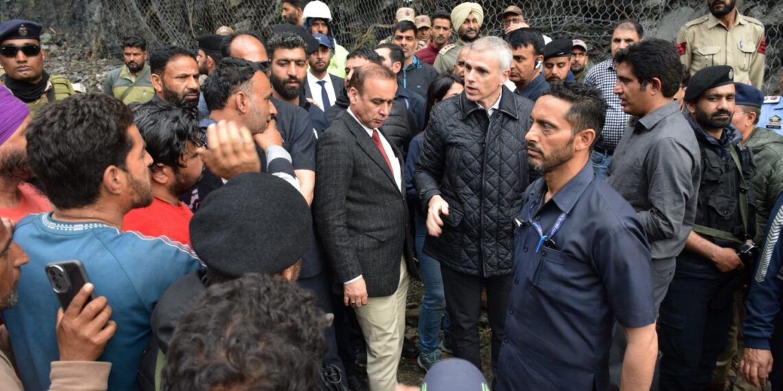 CM Omar Visits Worse-Hit Areas In Ramban, Assures Comprehensive Relief Measures