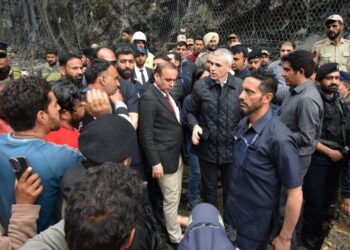 CM Omar Visits Worse-Hit Areas In Ramban, Assures Comprehensive Relief Measures