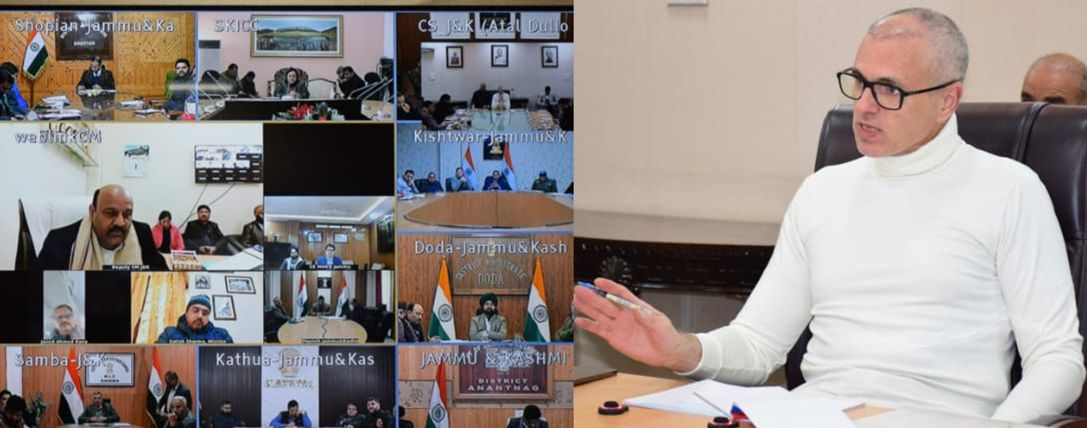 CM Omar Chairs High-Level Meeting, Directs All Depts To Gear Up For Winter Adversity
