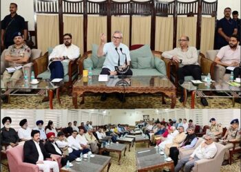 CM Omar Holds Interaction With Civil Society Members In Jammu
