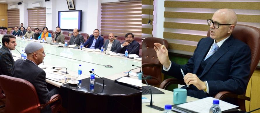 CM Omar Reviews Functioning Of Civil Aviation Deptt, Calls For Timely Completion Of Projects By AAI