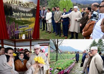 CM Omar Throws Open Asia’s Largest Tulip Garden, Inaugurates Tulip Festival 2026