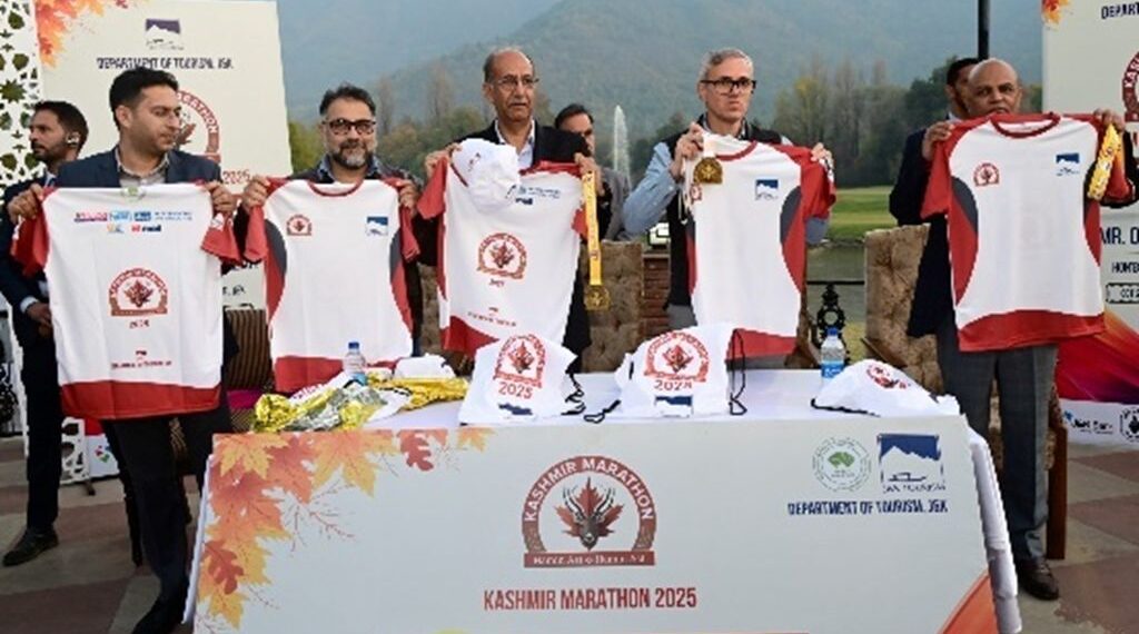 CM Omar Unveils Marathon Gear: Kashmir Run Set for Nov 2!