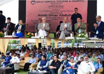 CM Omar addresses Annual Day Function at SKIMS Medical College Bemina
