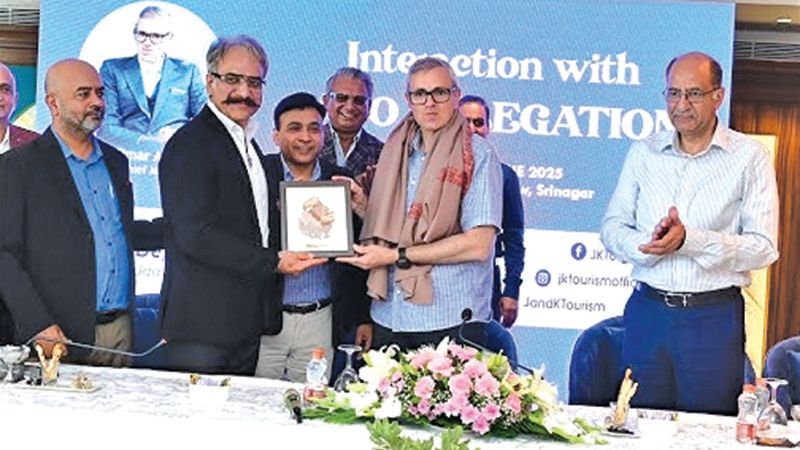 CM Omar calls for joint efforts to restore, revive J&K Tourism