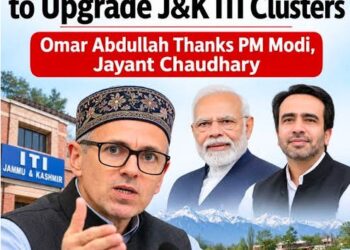 CM Omar expresses gratitude to PM Modi, Union Minister for ₹475.41 Cr approval for J&K ITI clusters